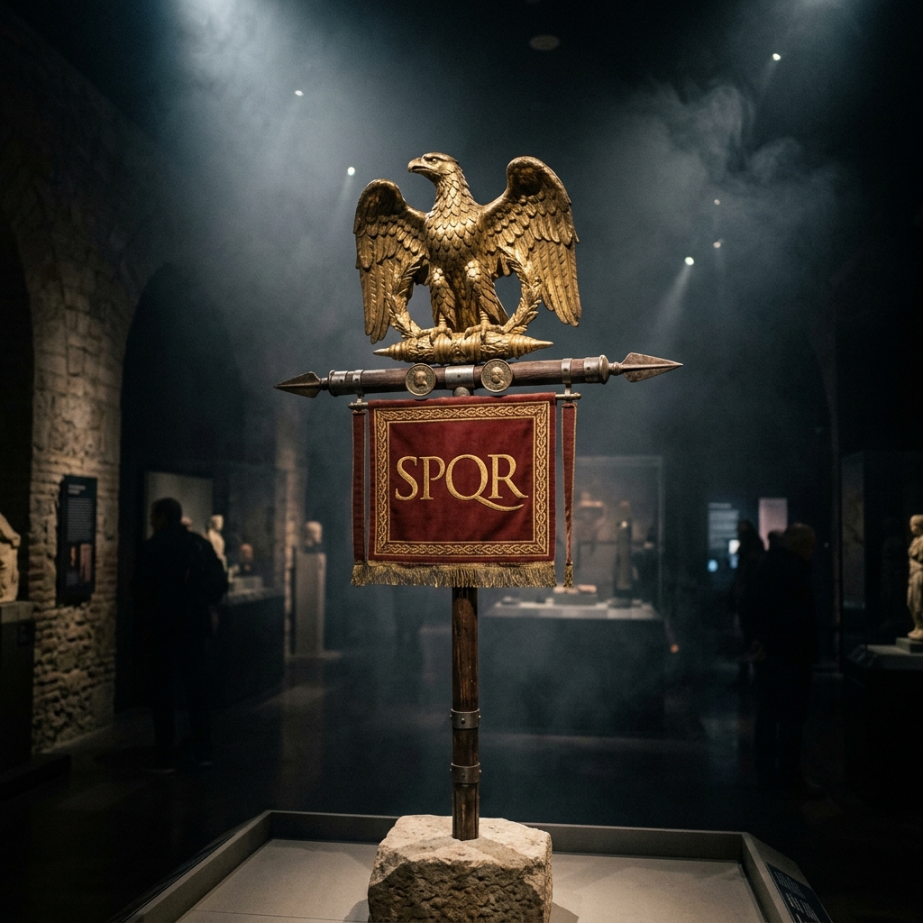 Roman eagle standard